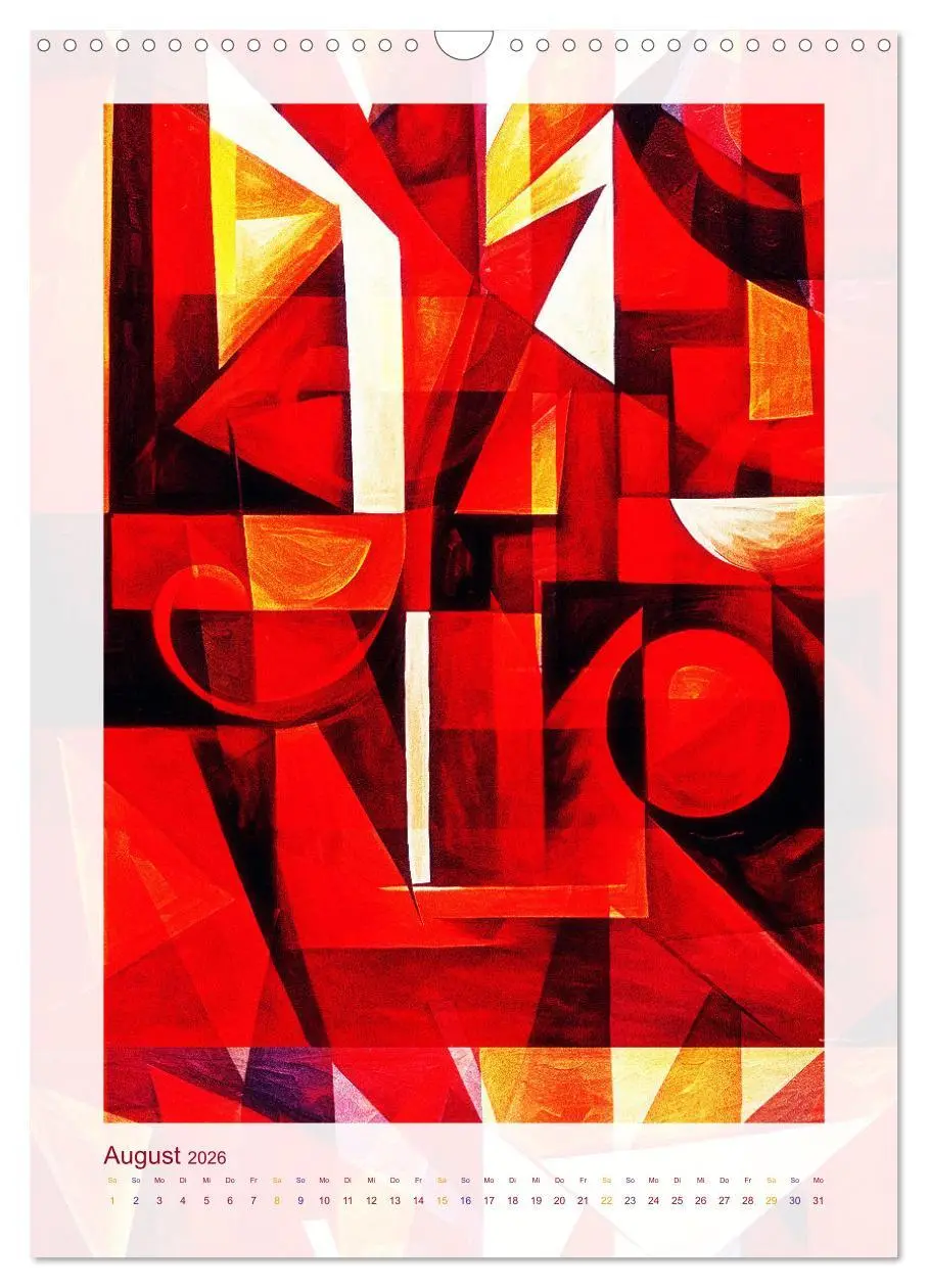Bild: 9783516254181 | Licht und Schatten . Cubism Wall Art (Wandkalender 2026 DIN A3...