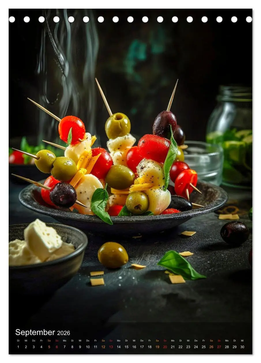 Bild: 9783516324181 | Cooles Fingerfood (Tischkalender 2026 DIN A5 hoch), CALVENDO...
