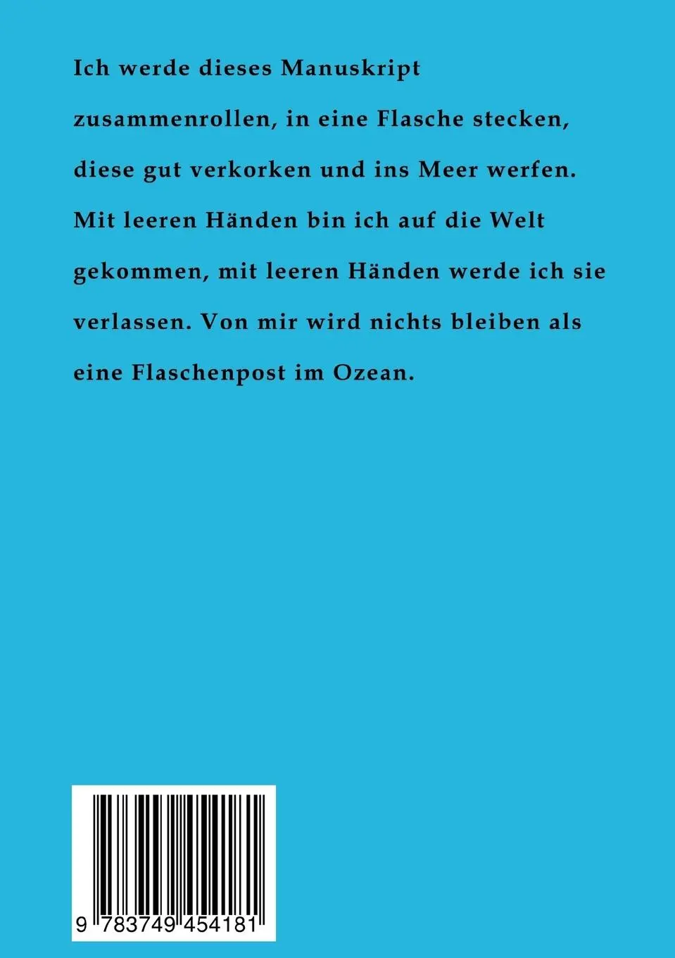 Rückseite: 9783749454181 | Glück | Leif Allendorf | Taschenbuch | 140 S. | Deutsch | 2019