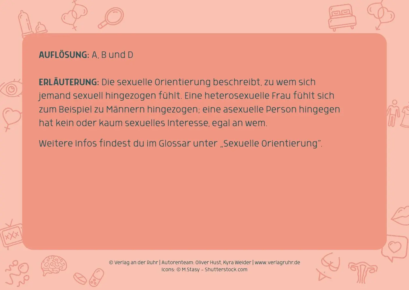 Bild: 9783834664181 | Das Sex-Quiz für Schule und Jugendarbeit | Kyra Weider (u. a.) | Box
