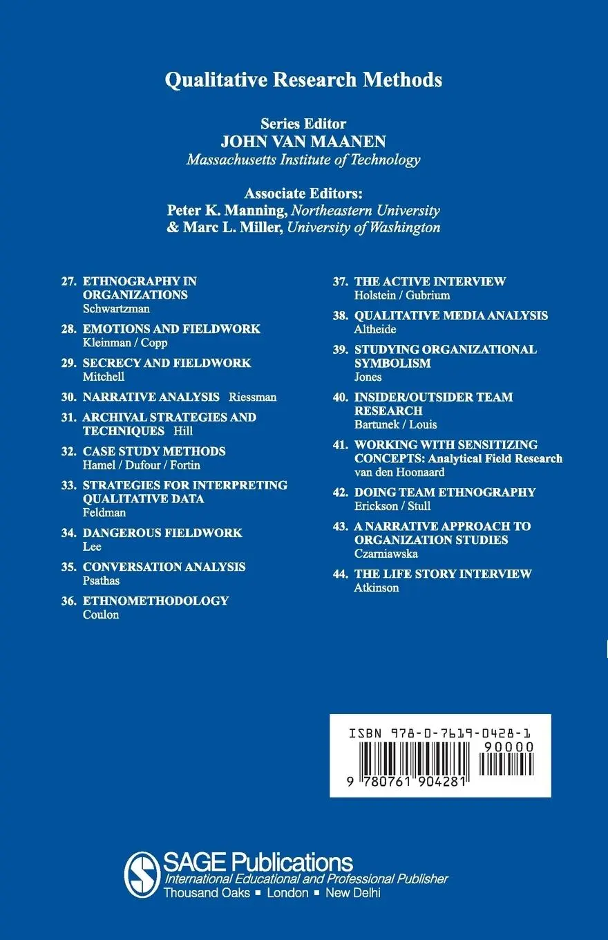 Rückseite: 9780761904281 | The Life Story Interview | Robert Atkinson | Taschenbuch | Englisch
