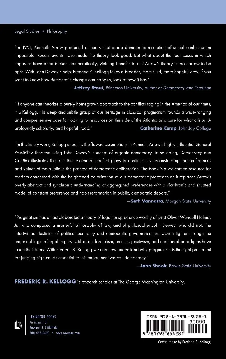 Rückseite: 9781793654281 | Democracy and Conflict | Frederic R. Kellogg | Buch | Englisch | 2023