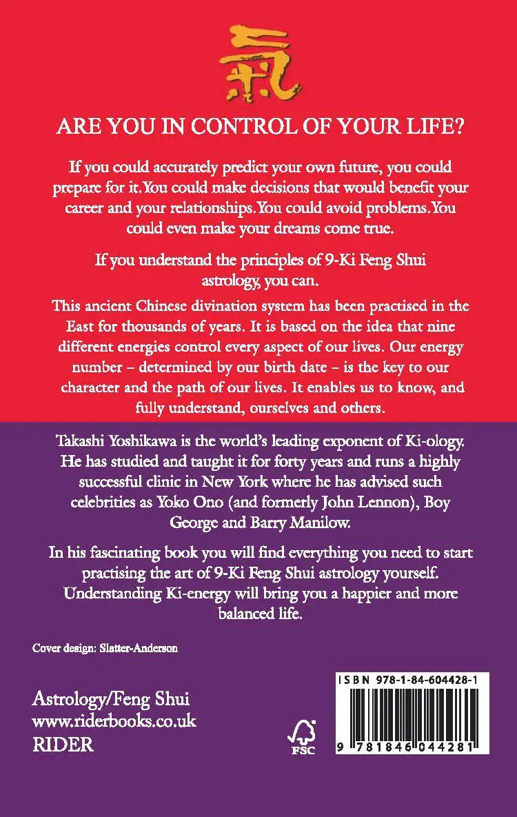Rückseite: 9781846044281 | The Ki | Feng Shui Astrology for Today | Takashi Yoshikawa | Buch