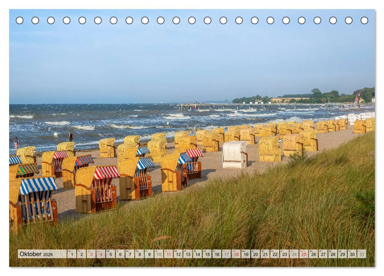 Bild: 9783457774281 | Niendorf Ostsee (Tischkalender 2026 DIN A5 quer), CALVENDO...