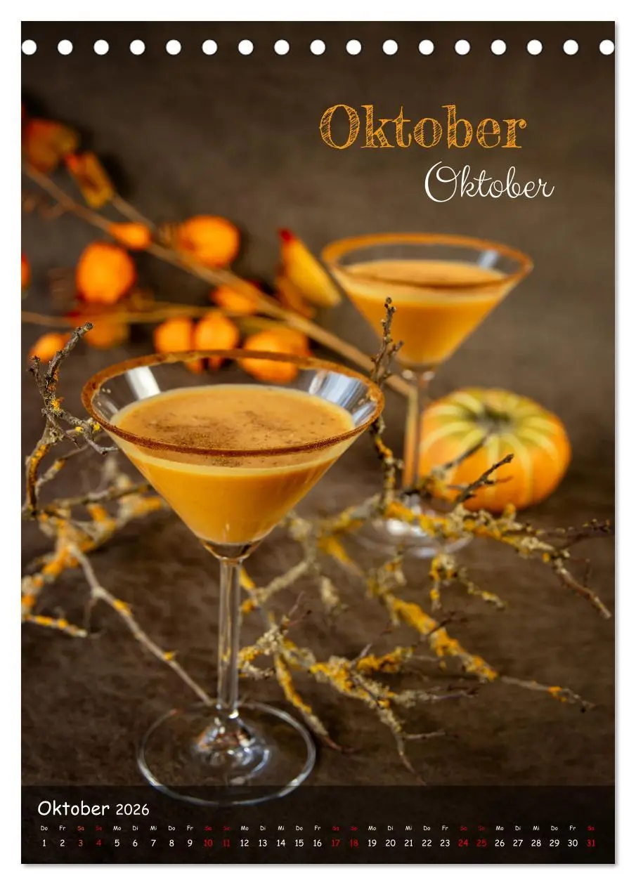 Bild: 9783516244281 | Mix it up - Cocktails (Tischkalender 2026 DIN A5 hoch), CALVENDO...