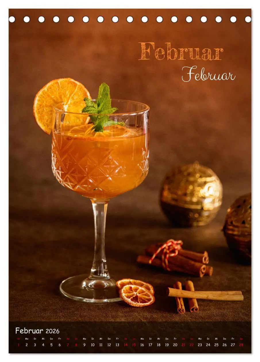 Bild: 9783516244281 | Mix it up - Cocktails (Tischkalender 2026 DIN A5 hoch), CALVENDO...