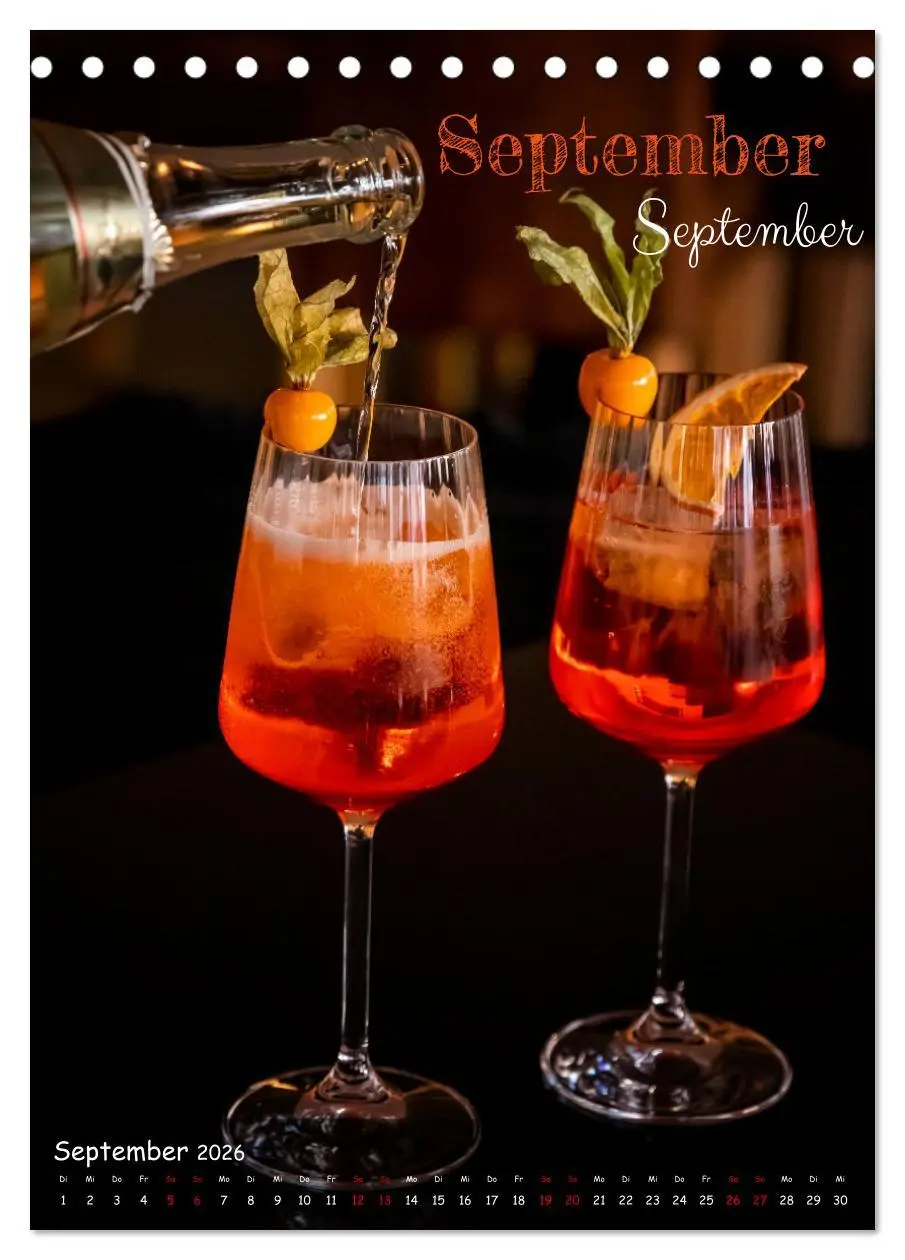Bild: 9783516244281 | Mix it up - Cocktails (Tischkalender 2026 DIN A5 hoch), CALVENDO...
