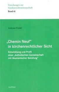 Cover: 9783429044381 | 'Chemin Neuf' in kirchenrechtlicher Sicht | Andreas Friedel | Buch
