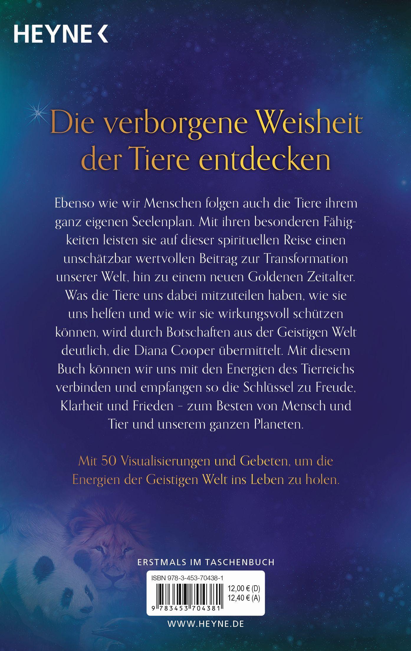 Bild: 9783453704381 | Die Botschaft der Tiere | Diana Cooper | Taschenbuch | 320 S. | 2022