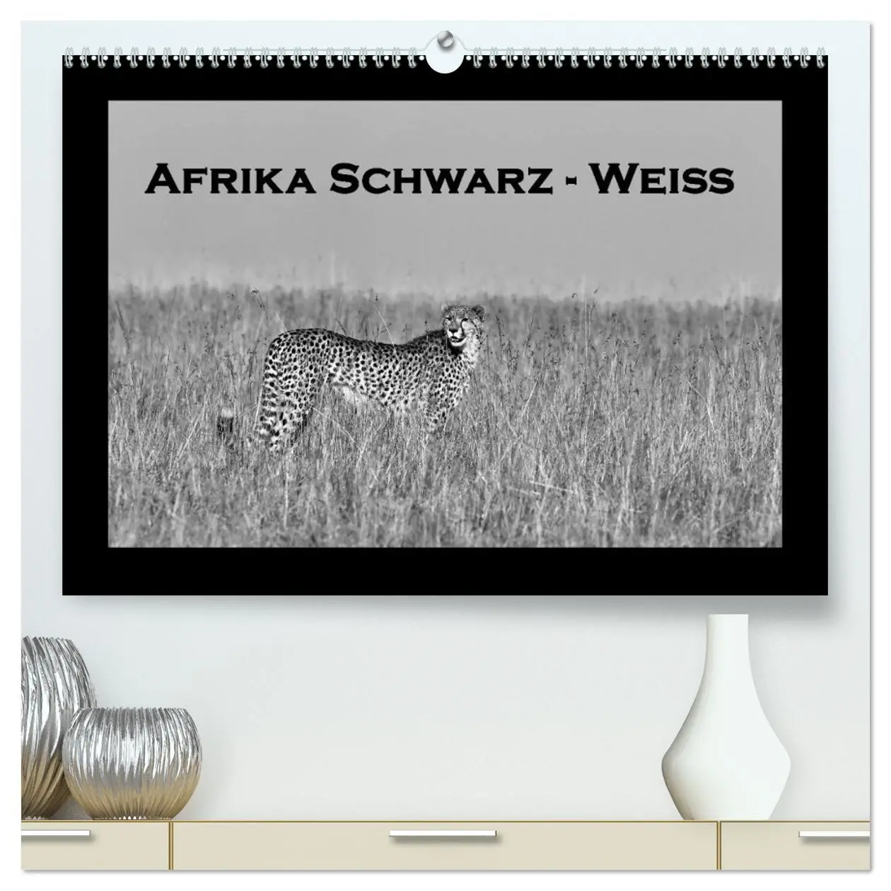 Cover: 9783516164381 | Afrika Schwarz - Weiss (hochwertiger Premium Wandkalender 2026 DIN...