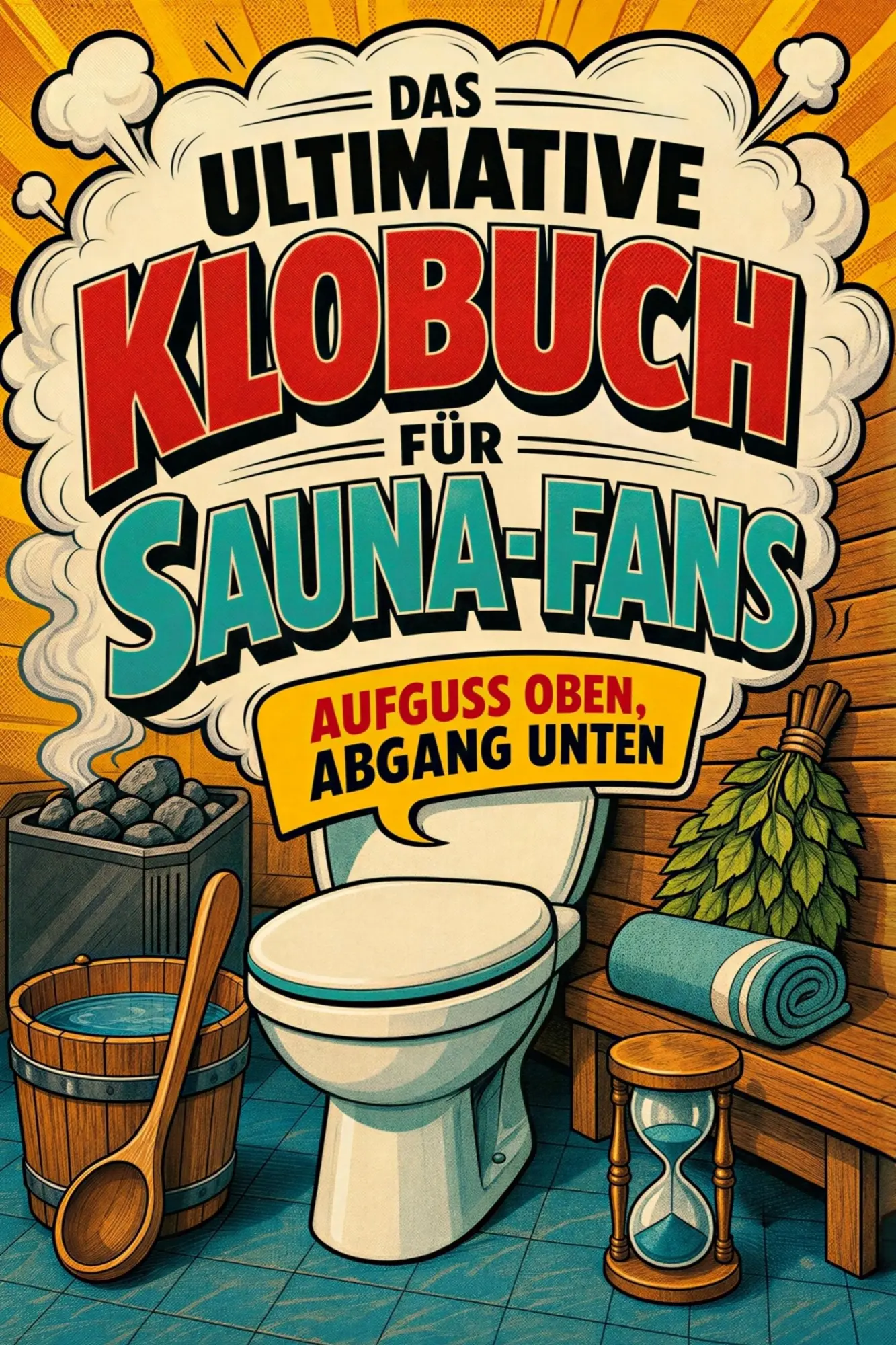 Cover: 9783696114381 | Das ultimative Klobuch für Sauna-Fans | Aufguss oben, Abgang unten