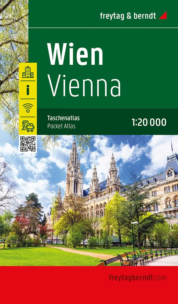 Cover: 9783707924381 | Wien, Taschenatlas 1:20.000, freytag &amp; berndt | Freytag &amp; Berndt