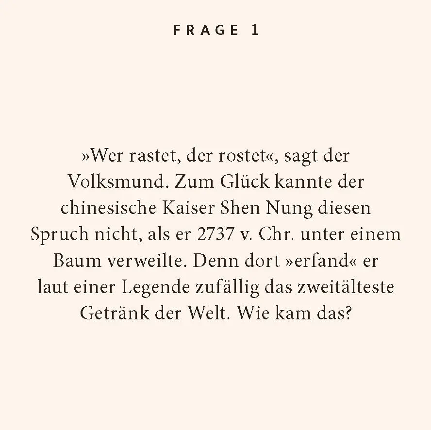 Bild: 9783899784381 | Tee-Quiz | 100 Fragen und Antworten | Nicole Steffens | Taschenbuch