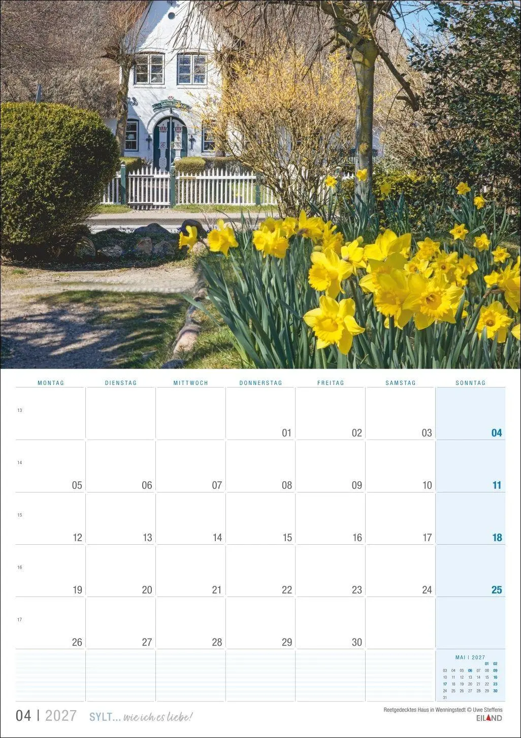 Bild: 9783964024381 | Sylt ... wie ich es liebe Kalender 2027 | Eiland | Kalender | 13 S.