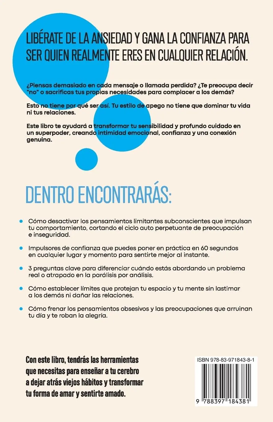 Rückseite: 9788397184381 | Cómo superar el apego ansioso | Chase Hill | Taschenbuch | Spanisch