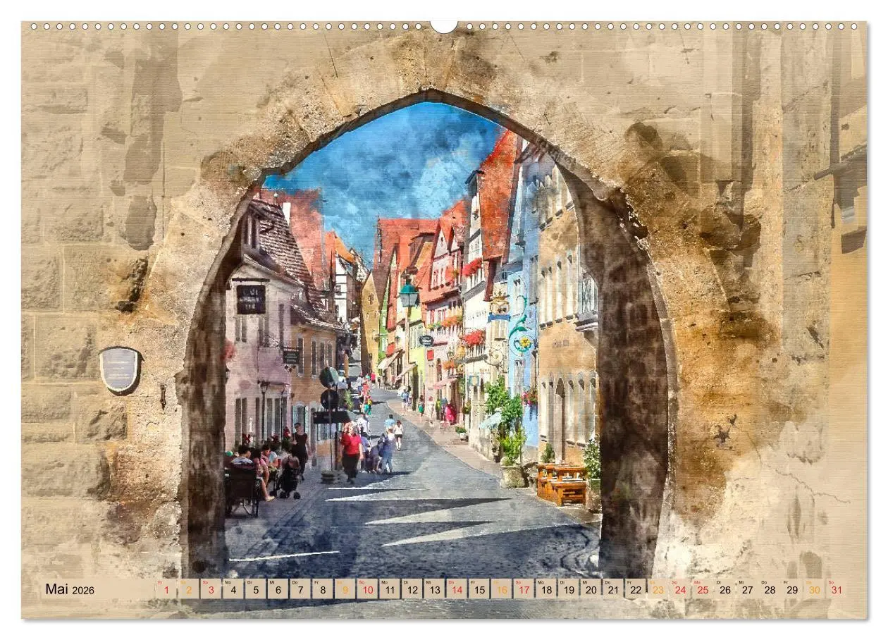Bild: 9783457754481 | Romantische Städte - Rothenburg ob der Tauber (hochwertiger Premium...