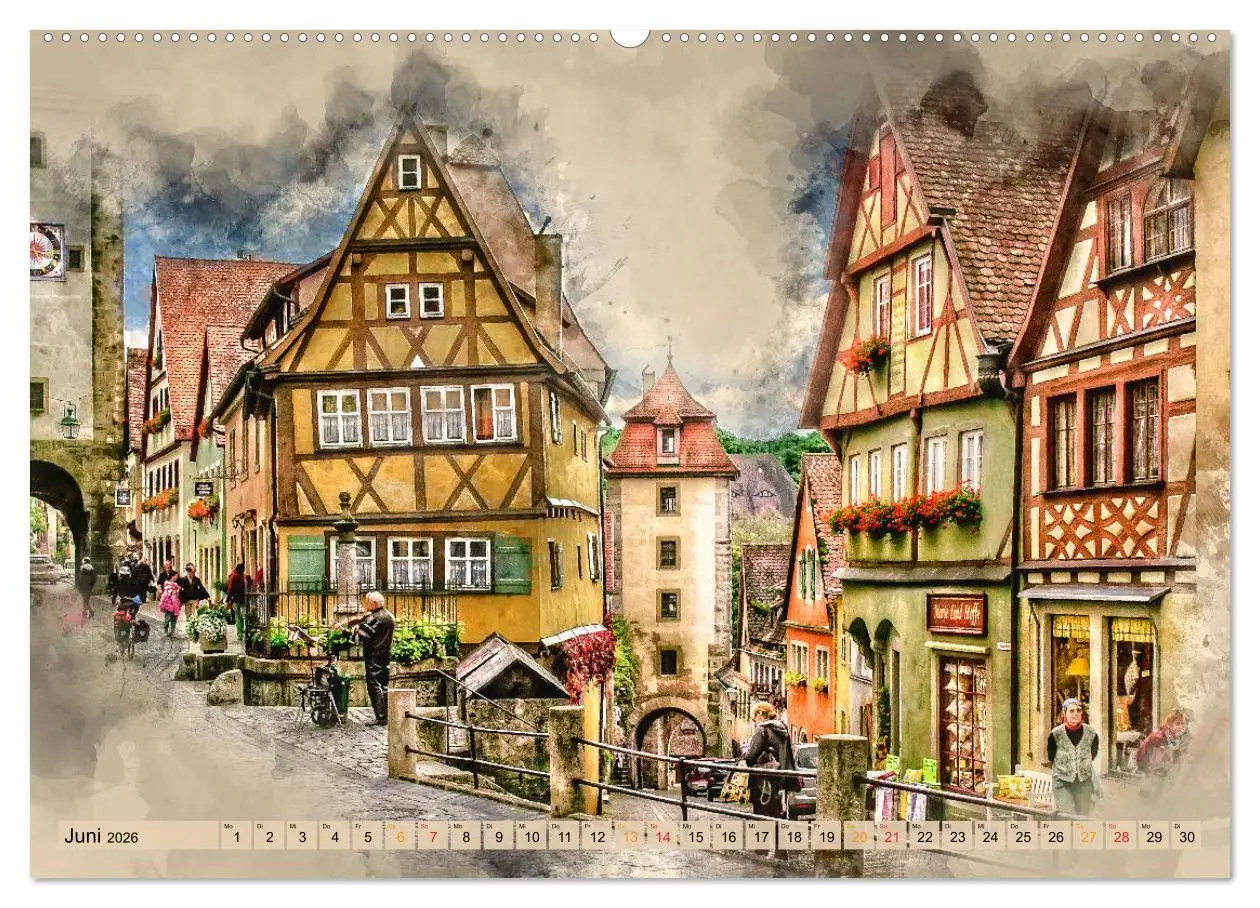 Bild: 9783457754481 | Romantische Städte - Rothenburg ob der Tauber (hochwertiger Premium...