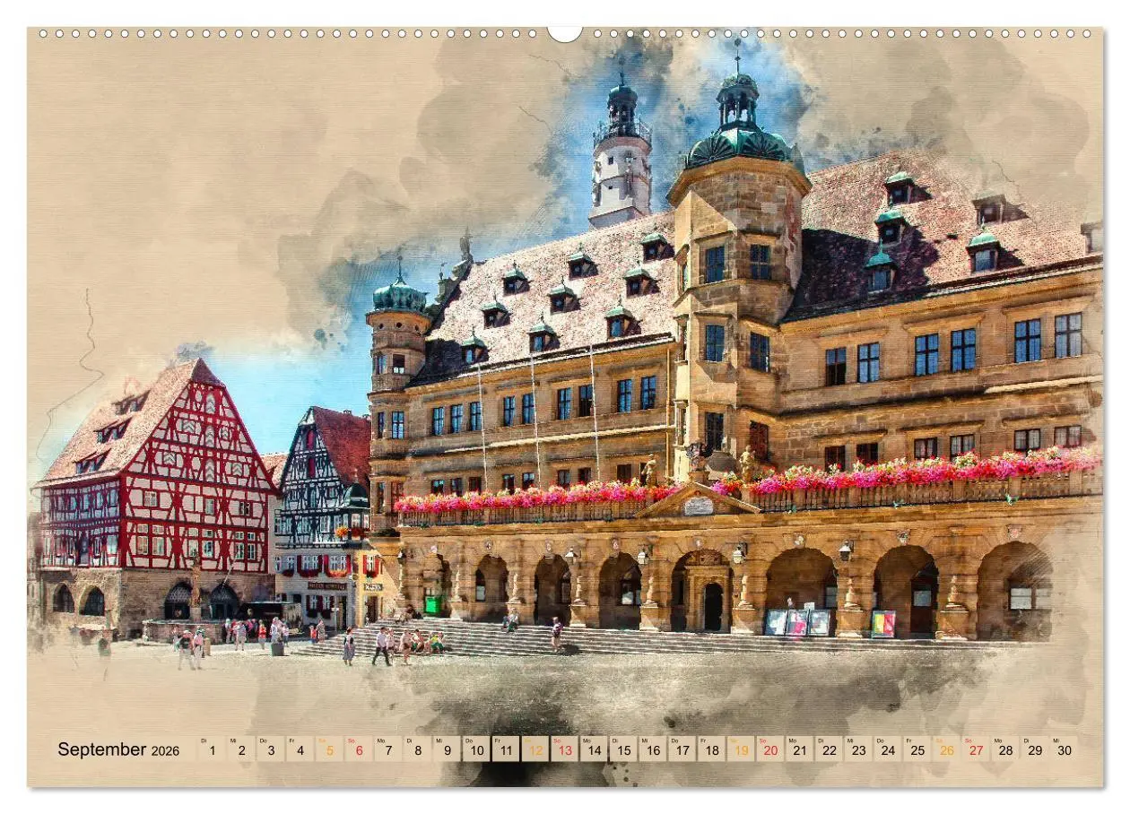 Bild: 9783457754481 | Romantische Städte - Rothenburg ob der Tauber (hochwertiger Premium...