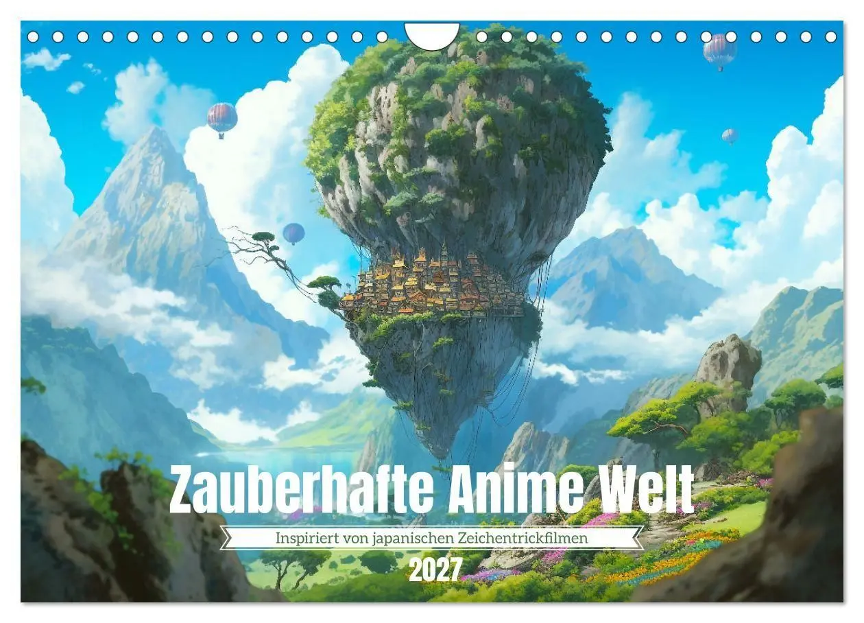 Cover: 9783569314481 | Zauberhafte Anime Welt (Wandkalender 2027 DIN A4 quer), CALVENDO...