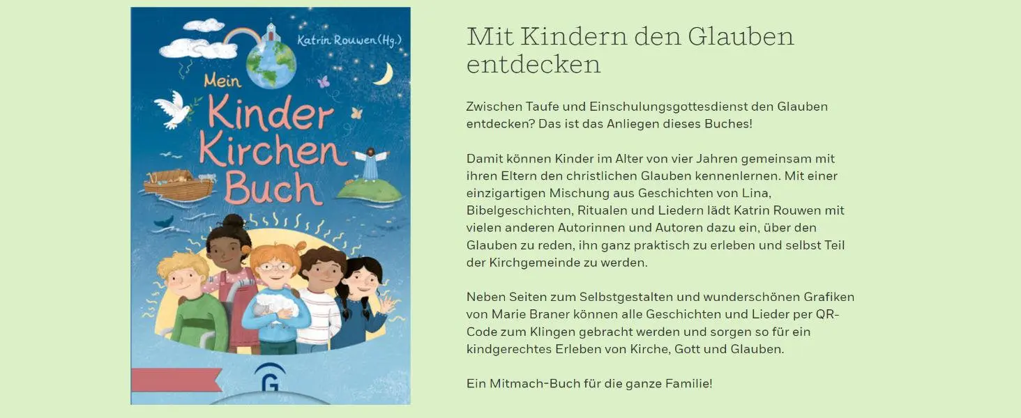 Bild: 9783579074481 | Mein KinderKirchenBuch | Kinder entdecken ihren Glauben | Rouwen