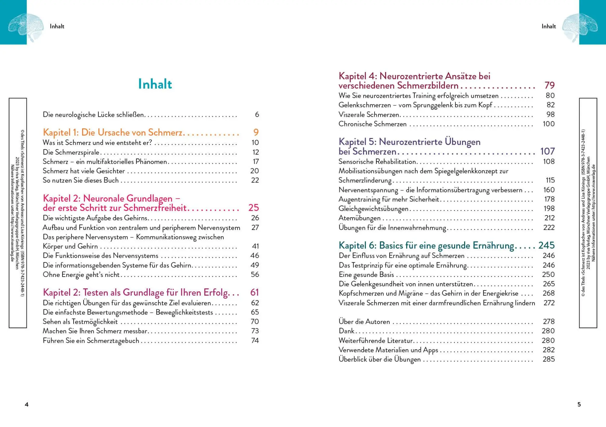 Bild: 9783742324481 | Schmerz ist Kopfsache | Andreas Könings (u. a.) | Taschenbuch | 288 S.