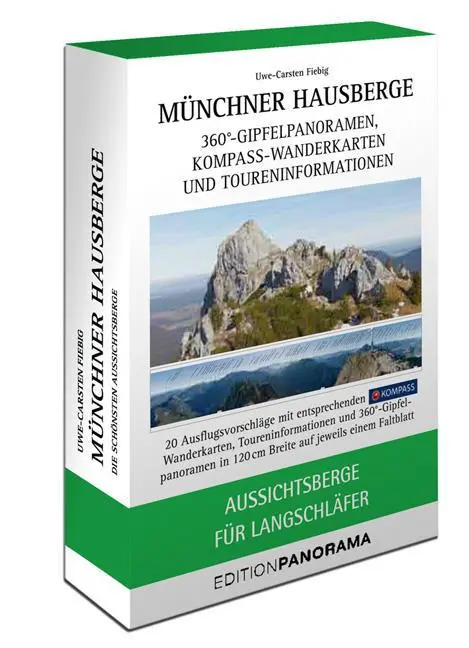Cover: 9783898234481 | Münchner Hausberge Faltpanoramen | Uwe-Carsten Fiebig | Buch | XX