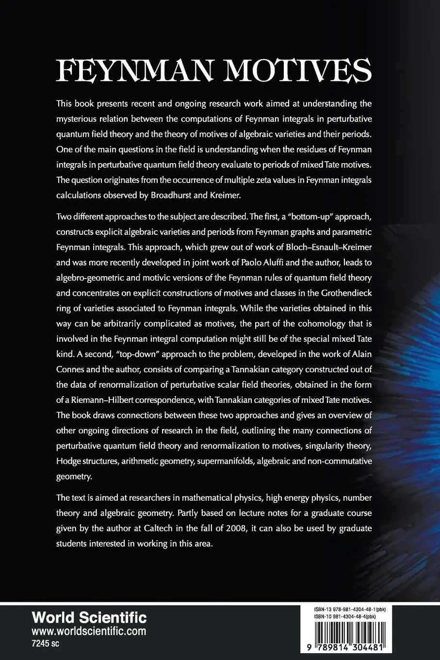 Rückseite: 9789814304481 | FEYNMAN MOTIVES | Matilde Marcolli | Taschenbuch | Englisch | 2009