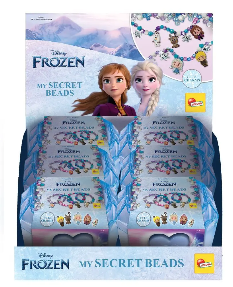 Bild: 8008324104581 | FROZEN Mein Geheimes Perlen SET IN DISPLAY 6 | Kartonschachtel | 2024