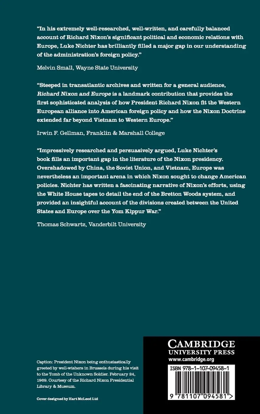 Rückseite: 9781107094581 | Richard Nixon and Europe | Luke A. Nichter | Buch | Englisch | 2015