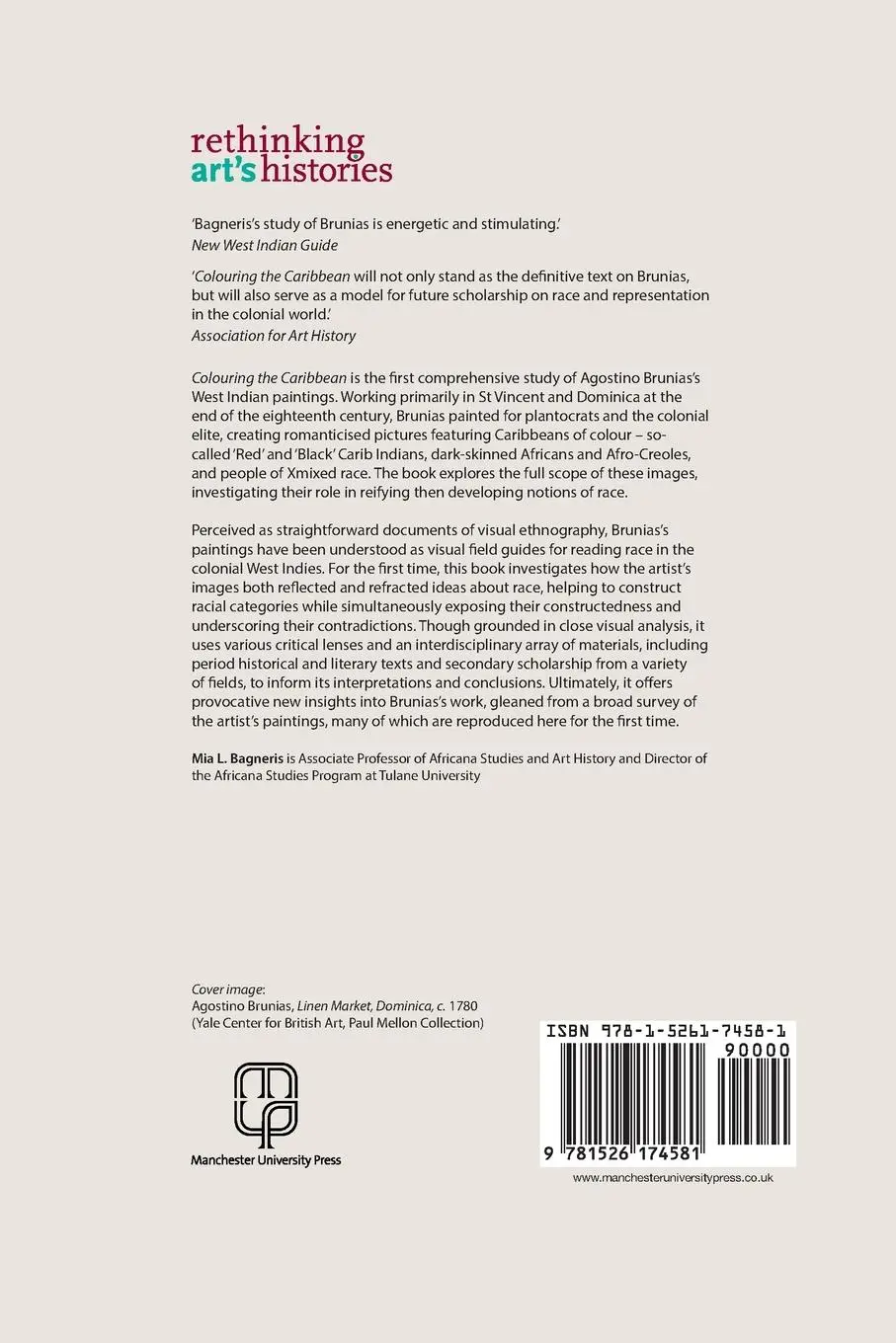 Rückseite: 9781526174581 | Colouring the Caribbean | Race and the art of Agostino Brunias | Buch