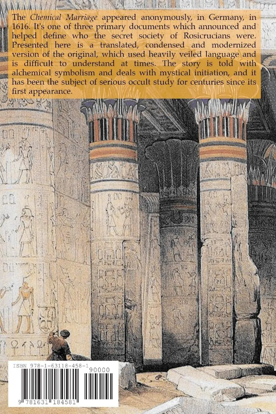 Rückseite: 9781631184581 | The Rosicrucian Chemical Marriage | Esoteric Classics | Rosenkreuz