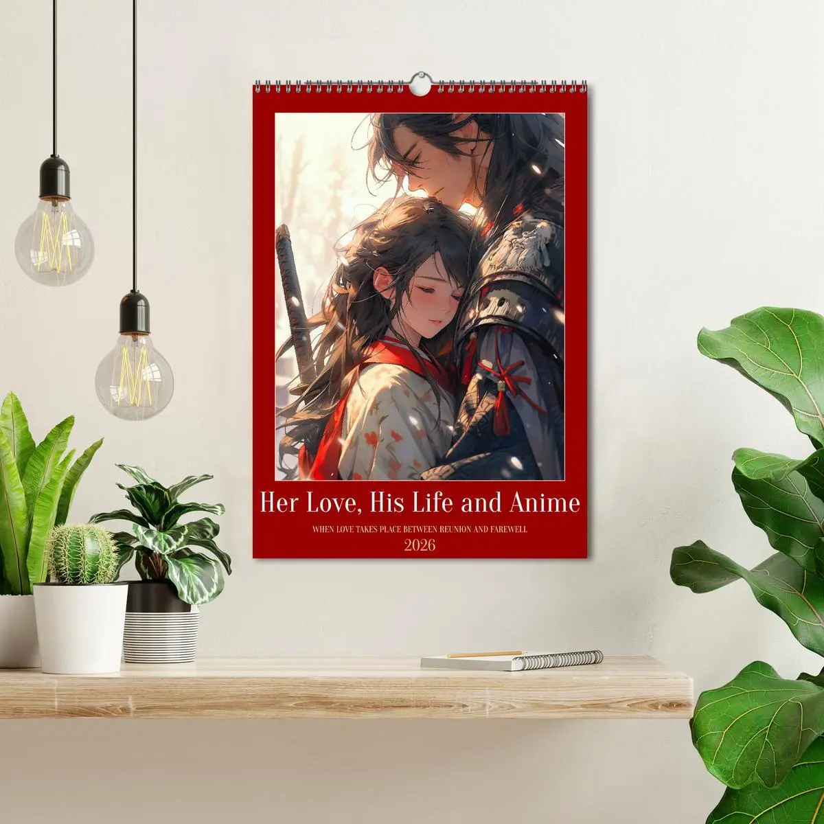 Bild: 9783516524581 | Her Love, His Life and Anime (Wall Calendar 2026 DIN A3 portrait),...