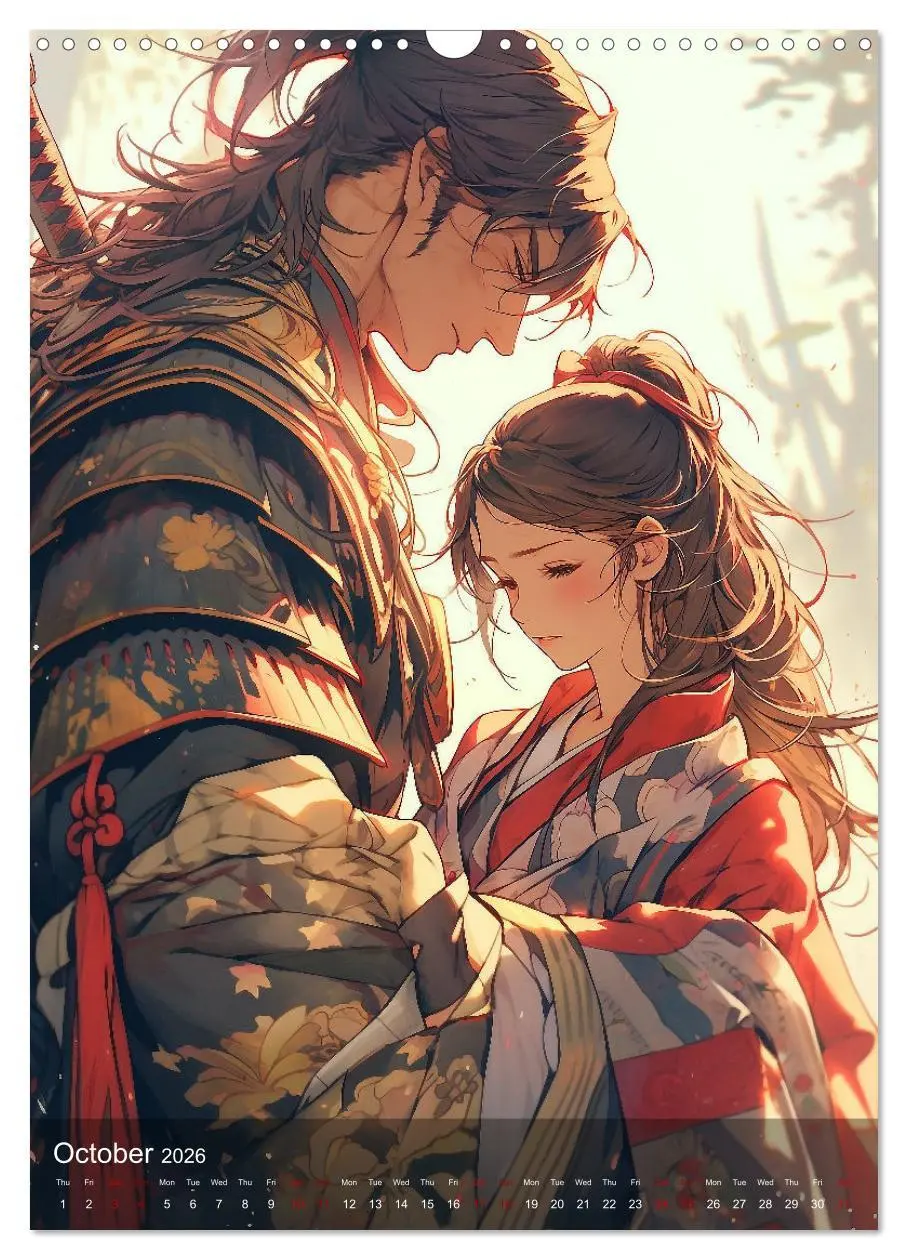 Bild: 9783516524581 | Her Love, His Life and Anime (Wall Calendar 2026 DIN A3 portrait),...