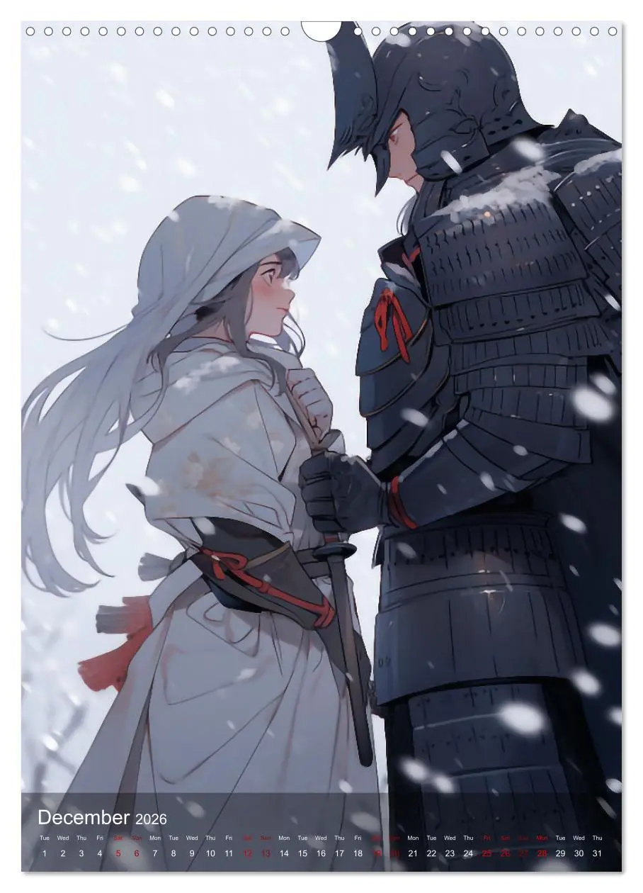 Bild: 9783516524581 | Her Love, His Life and Anime (Wall Calendar 2026 DIN A3 portrait),...