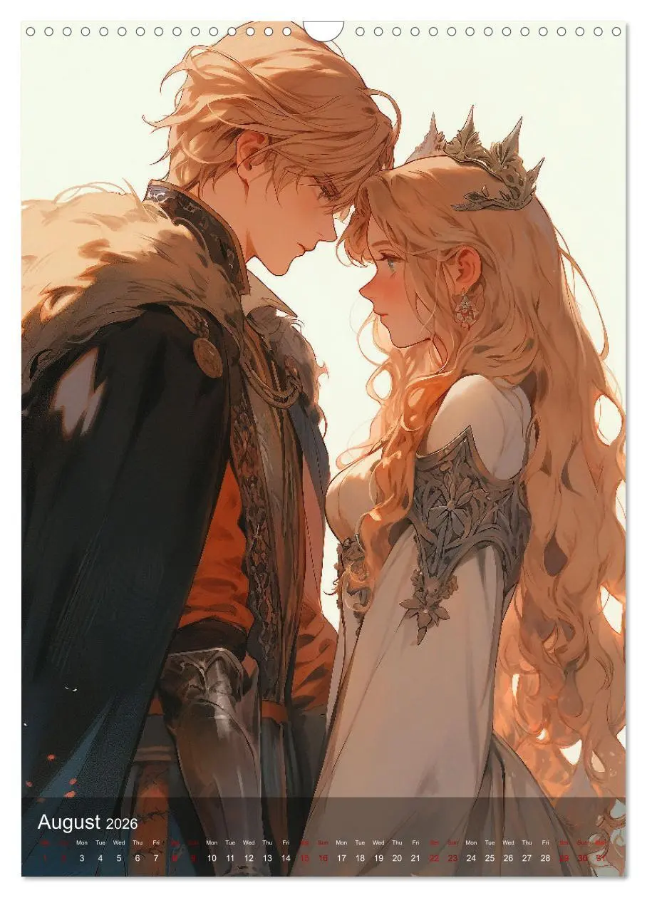 Bild: 9783516524581 | Her Love, His Life and Anime (Wall Calendar 2026 DIN A3 portrait),...