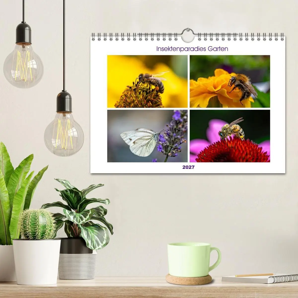 Bild: 9783594364581 | Insektenparadies Garten (Wandkalender 2027 DIN A4 quer), CALVENDO...