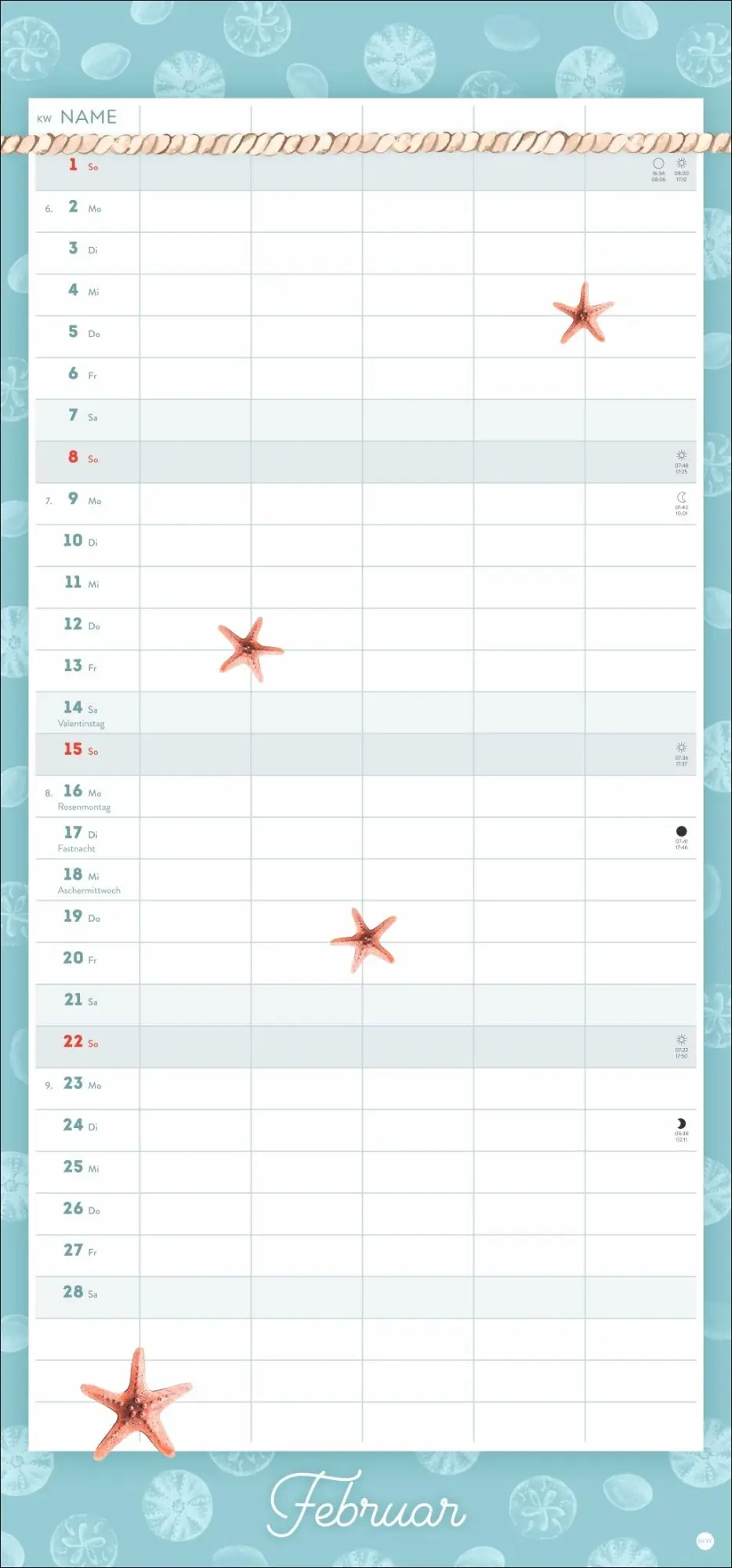 Bild: 9783756414581 | Meer Familie Familienplaner 2026 - Planer für alle an Deck | Kalender