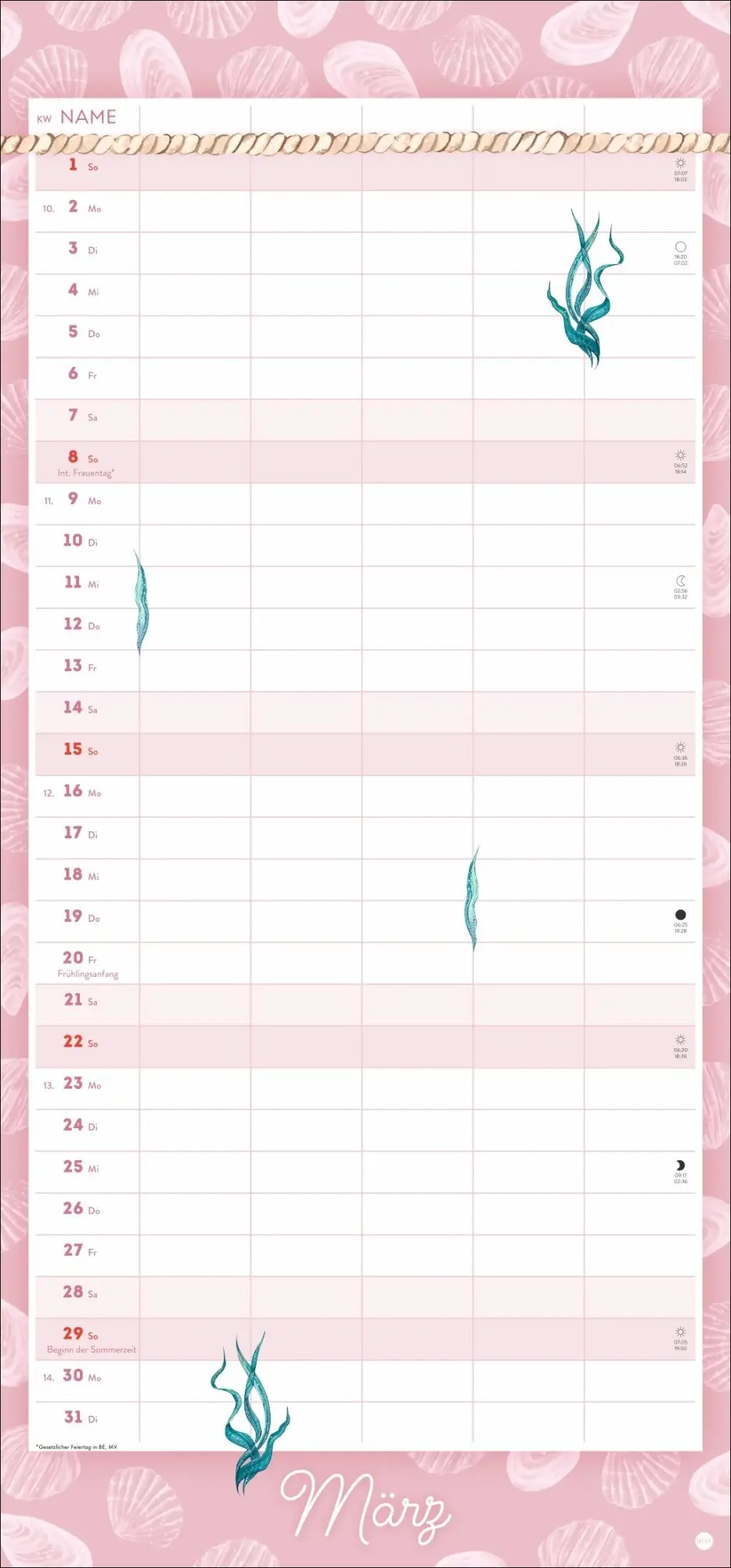 Bild: 9783756414581 | Meer Familie Familienplaner 2026 - Planer für alle an Deck | Kalender