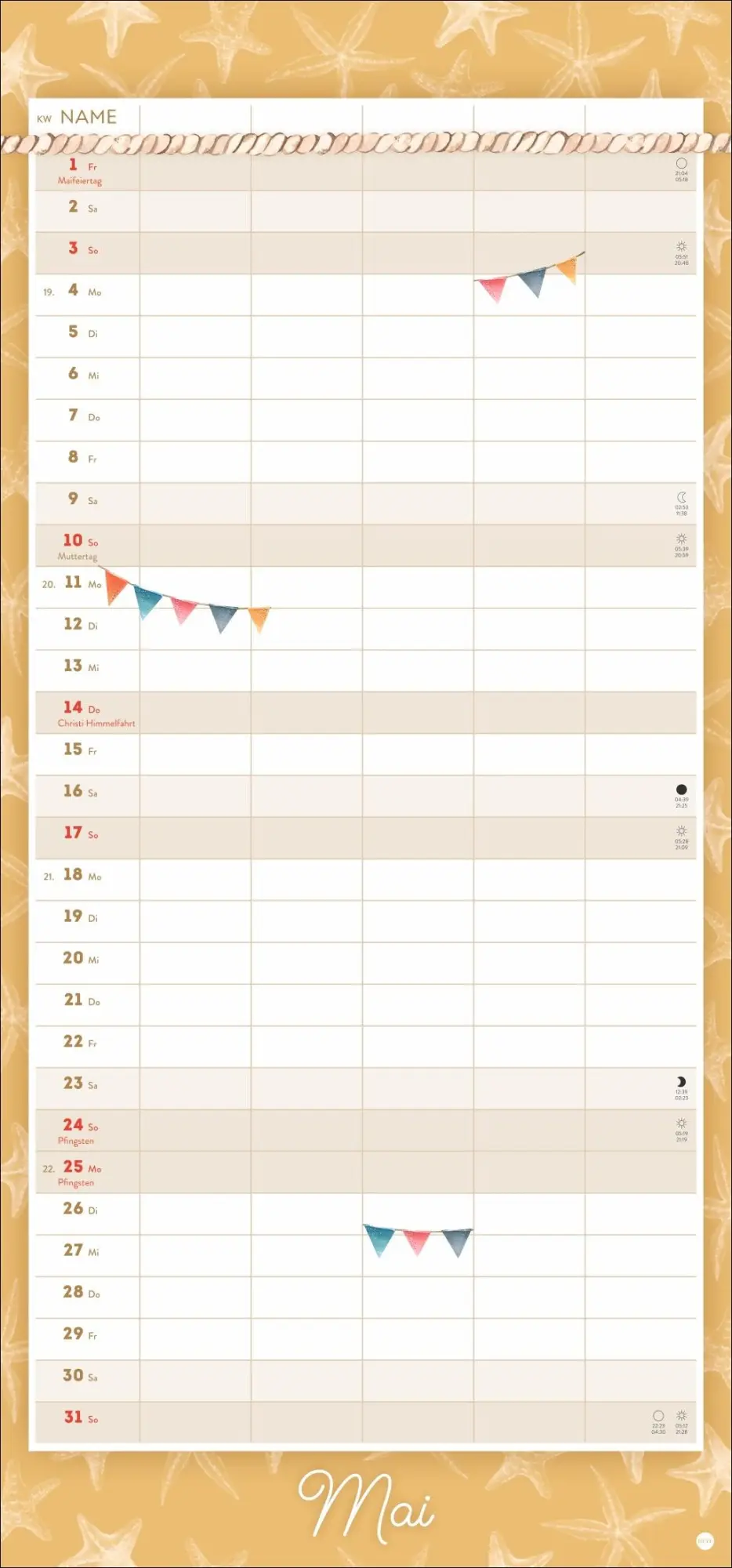 Bild: 9783756414581 | Meer Familie Familienplaner 2026 - Planer für alle an Deck | Kalender