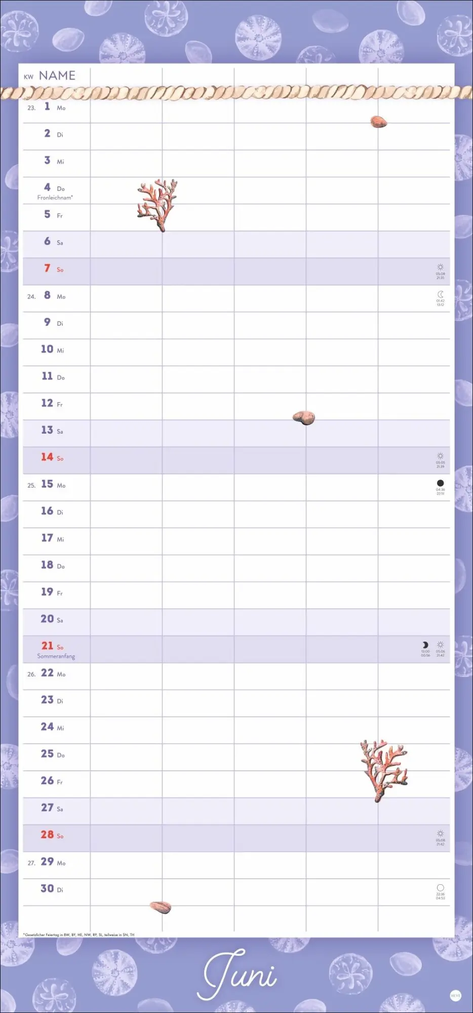 Bild: 9783756414581 | Meer Familie Familienplaner 2026 - Planer für alle an Deck | Kalender