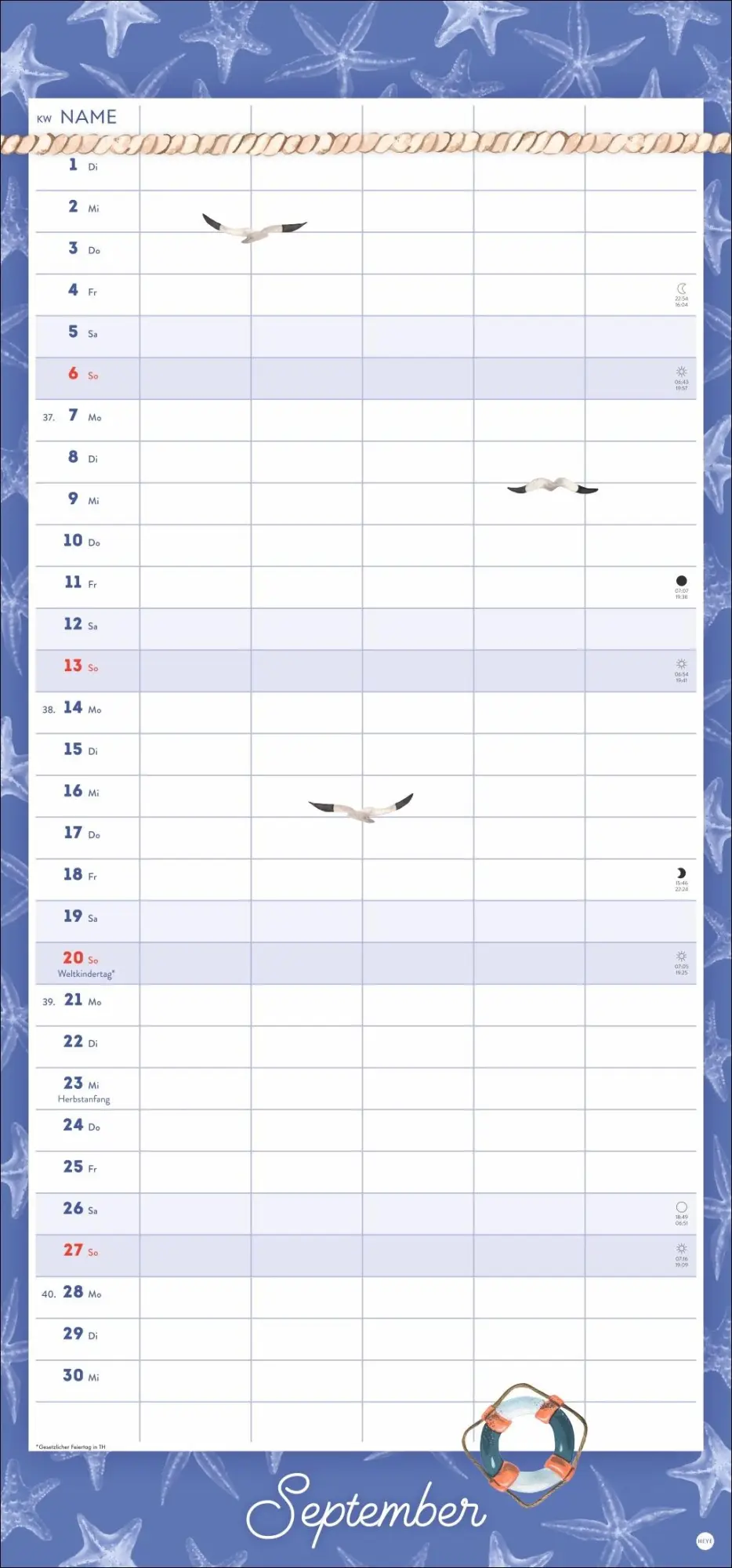 Bild: 9783756414581 | Meer Familie Familienplaner 2026 - Planer für alle an Deck | Kalender