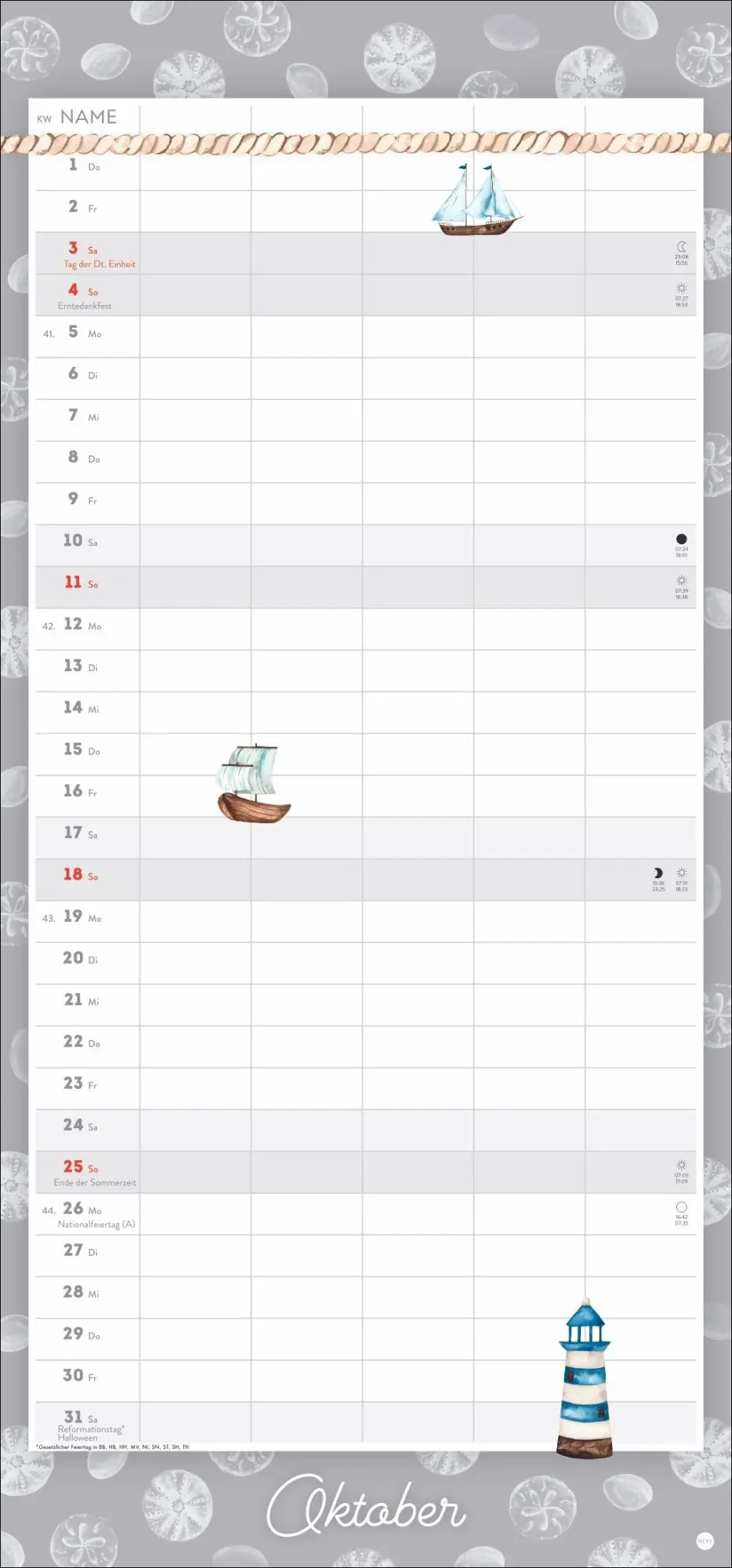 Bild: 9783756414581 | Meer Familie Familienplaner 2026 - Planer für alle an Deck | Kalender