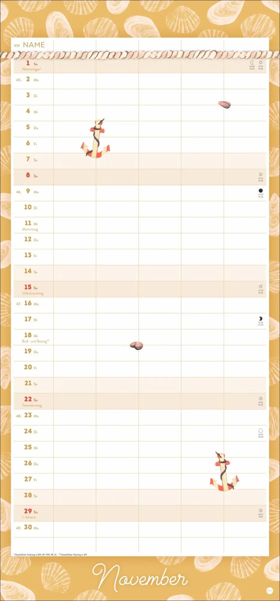 Bild: 9783756414581 | Meer Familie Familienplaner 2026 - Planer für alle an Deck | Kalender