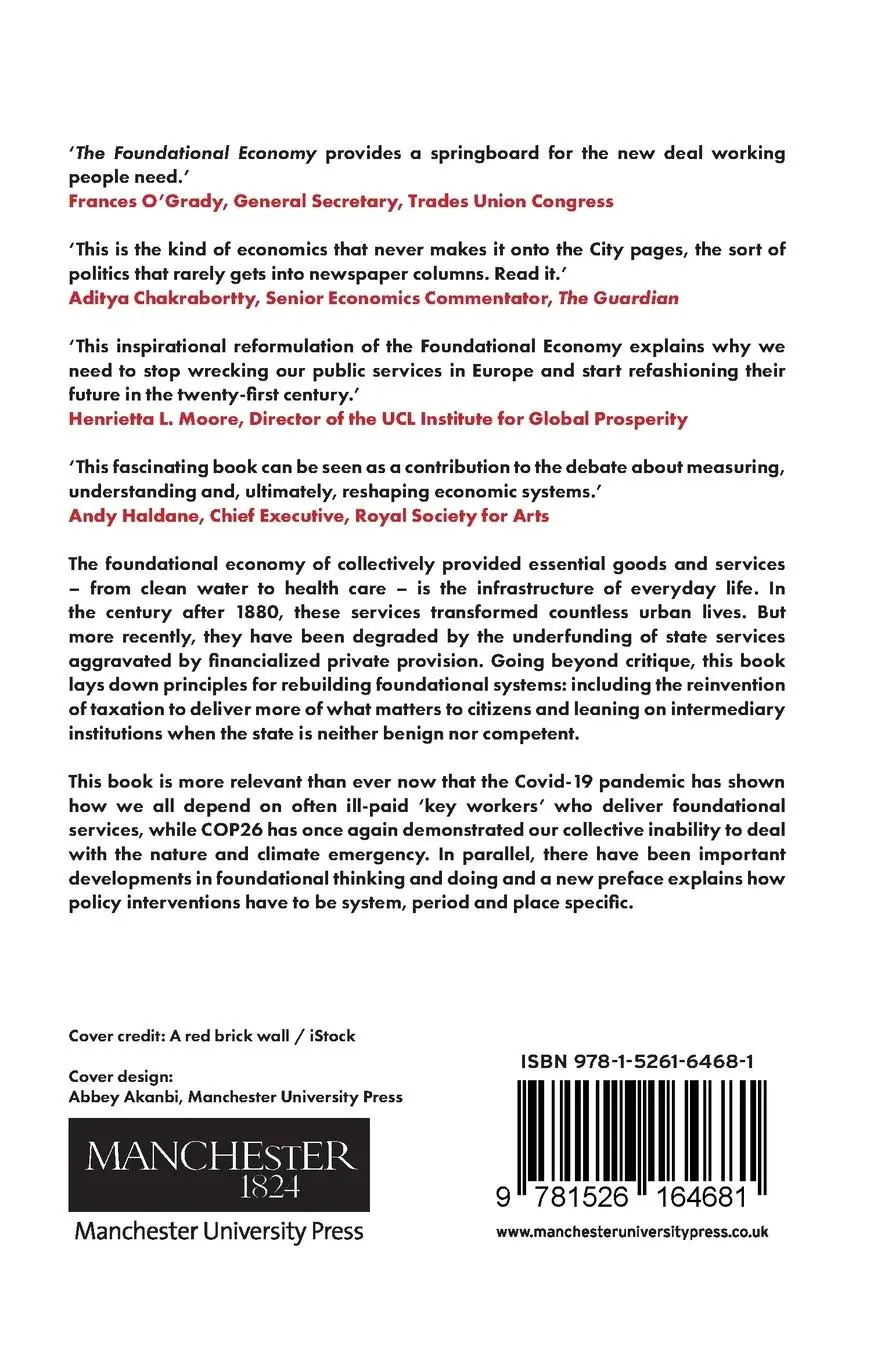 Rückseite: 9781526164681 | Foundational Economy | The Foundational Economy Research | Taschenbuch