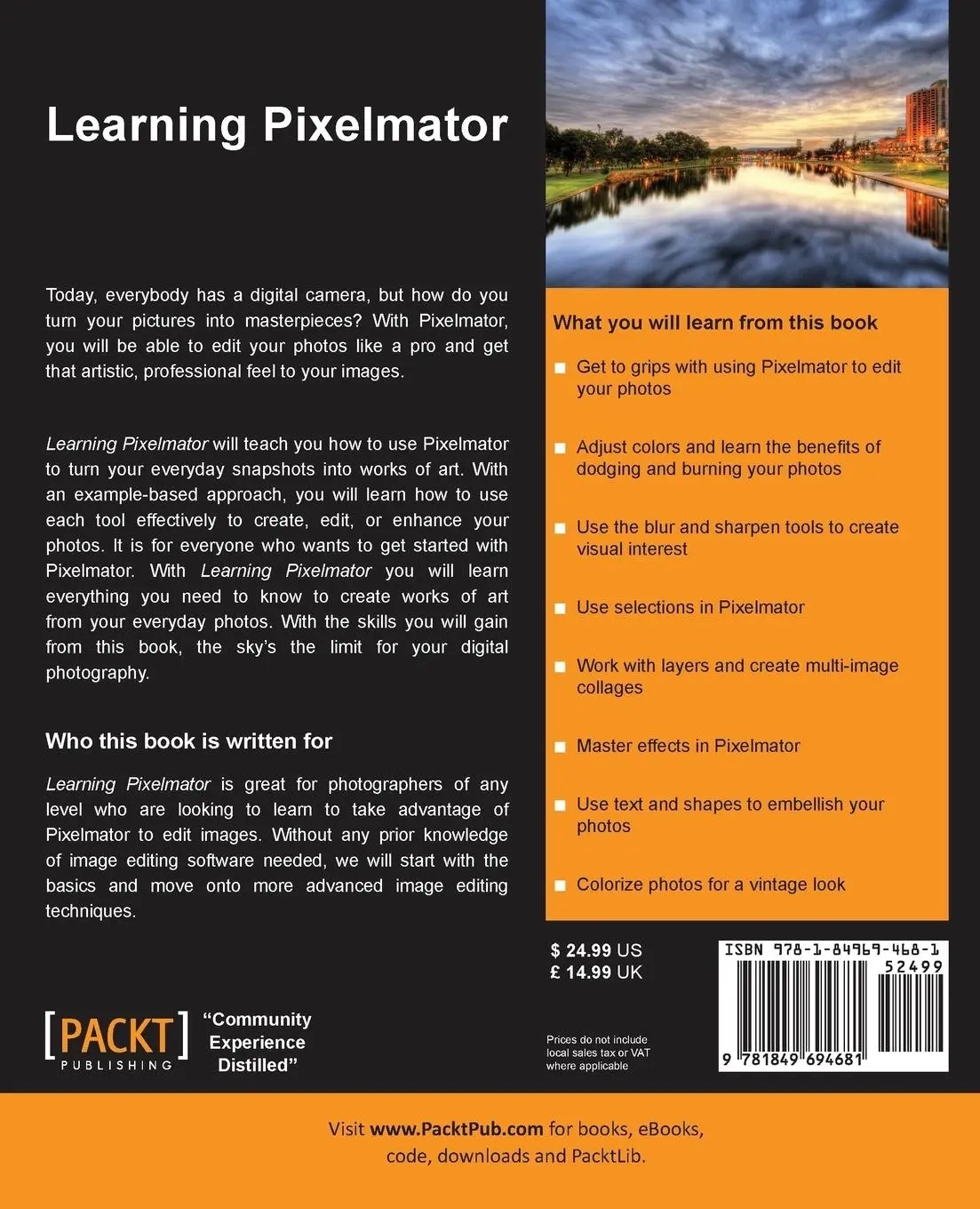 Rückseite: 9781849694681 | Learning Pixelmator | Mark Stagi | Taschenbuch | Englisch | 2013