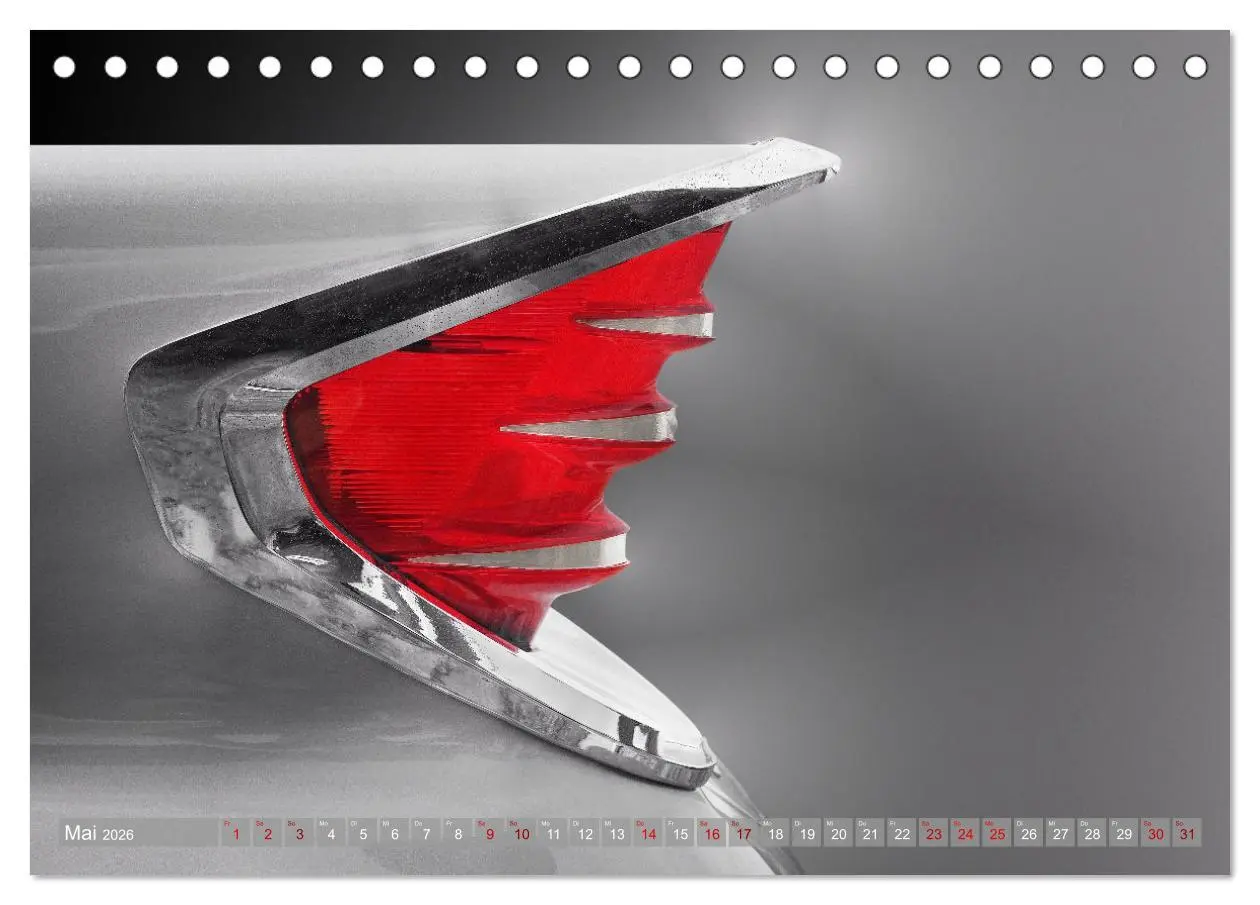 Bild: 9783457594681 | US Autoklassiker 1950er bis 1970er Details (Tischkalender 2026 DIN...