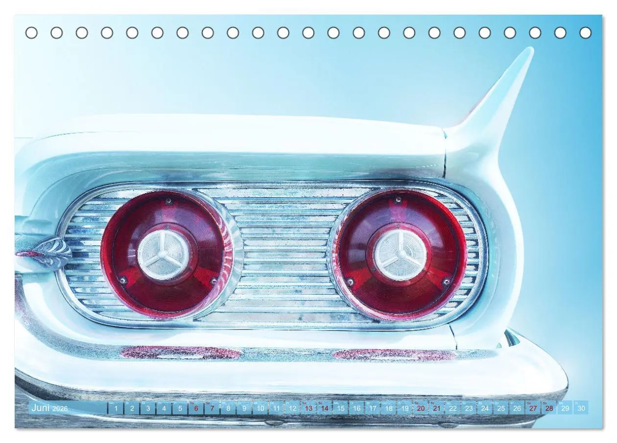 Bild: 9783457594681 | US Autoklassiker 1950er bis 1970er Details (Tischkalender 2026 DIN...