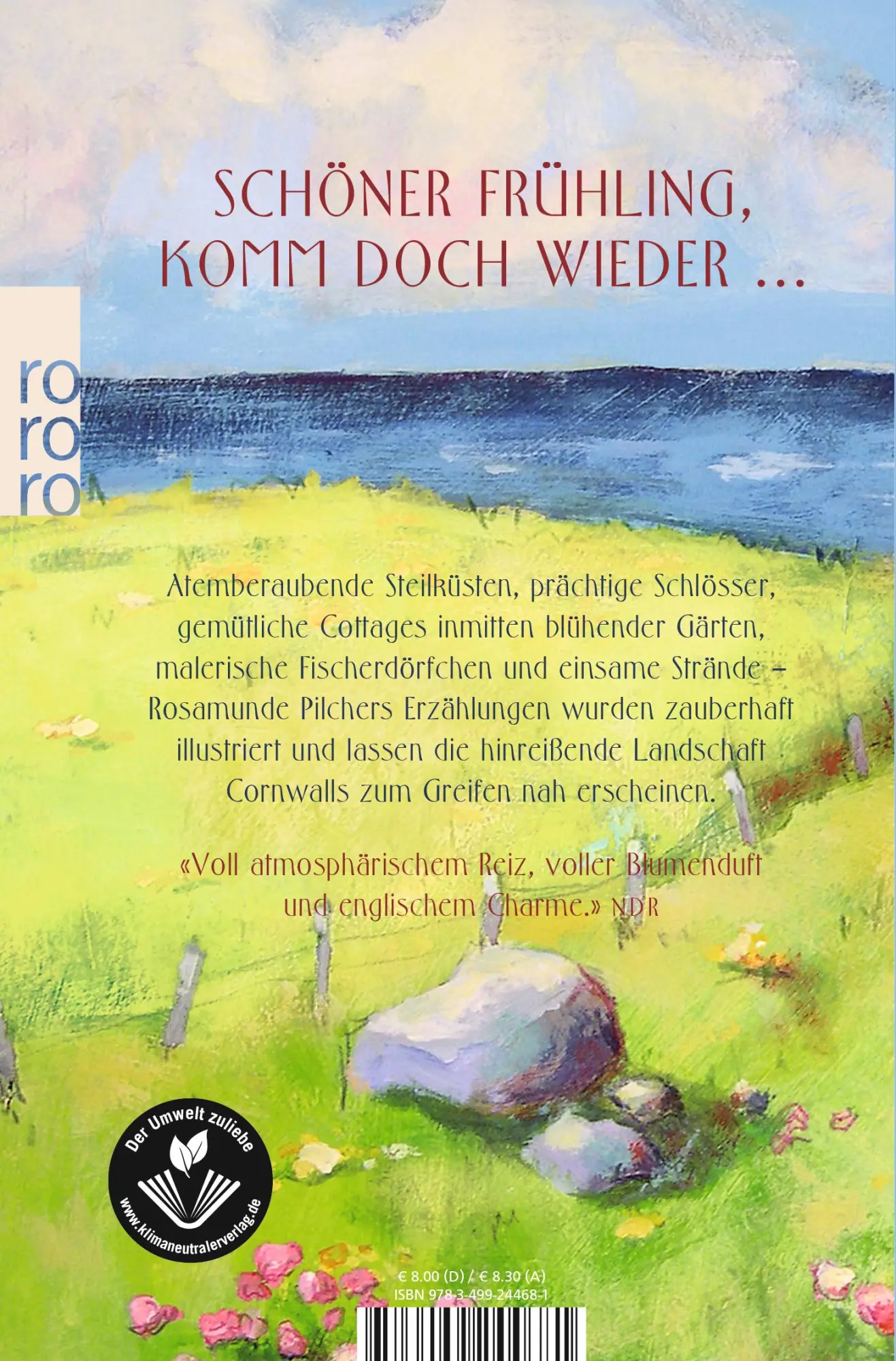 Rückseite: 9783499244681 | Blütenzauber | Erzählungen | Rosamunde Pilcher | Taschenbuch | 94 S.