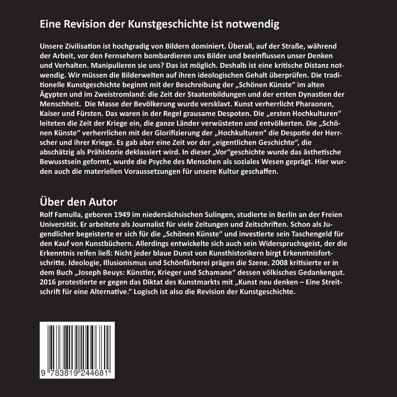 Rückseite: 9783819244681 | Revision der Kunstgeschichte II | Rolf Famulla | Taschenbuch | 232 S.