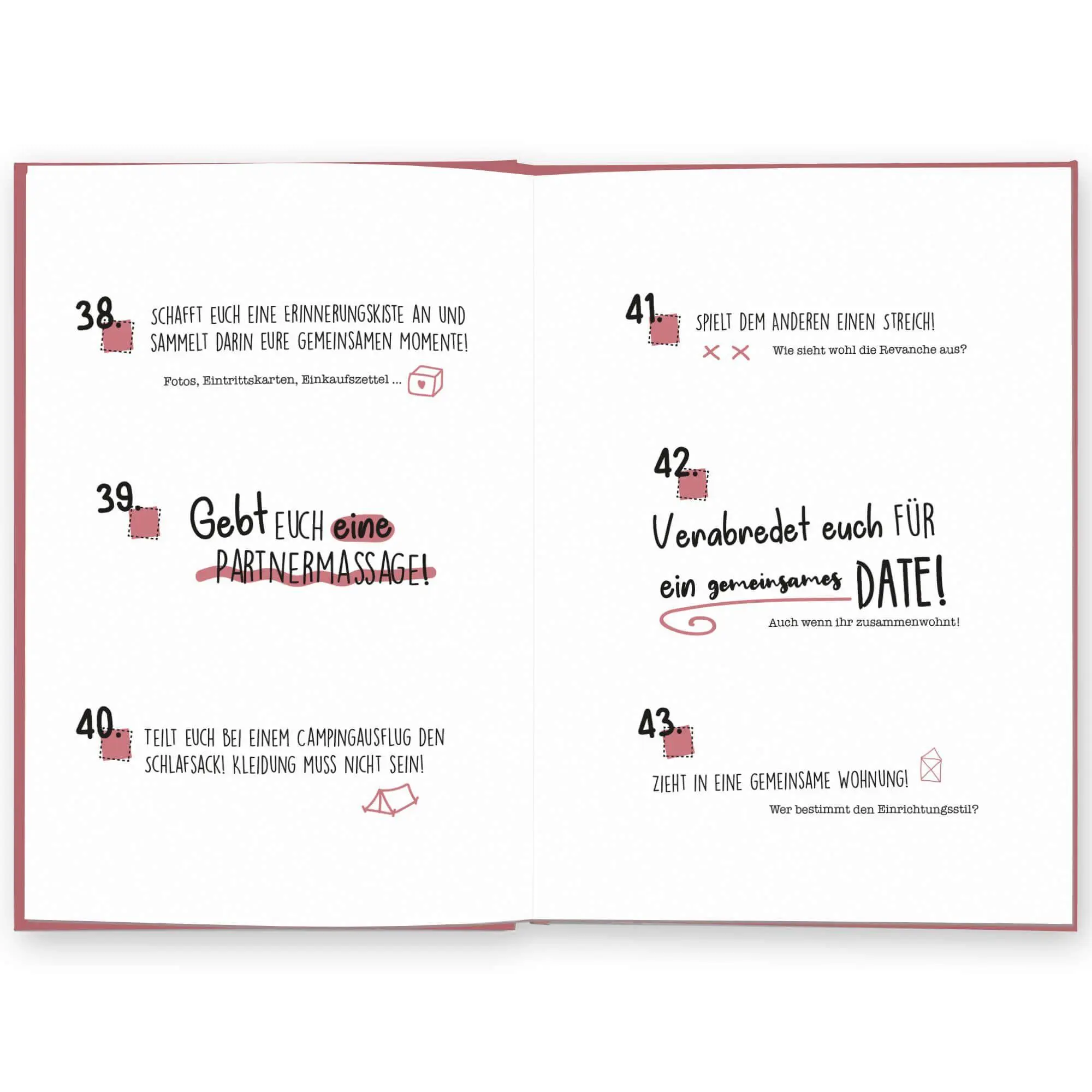 Bild: 9783969664681 | Das sind wir | Die Bucket List für Paare (rosa) | Cupcakes &amp; Kisses